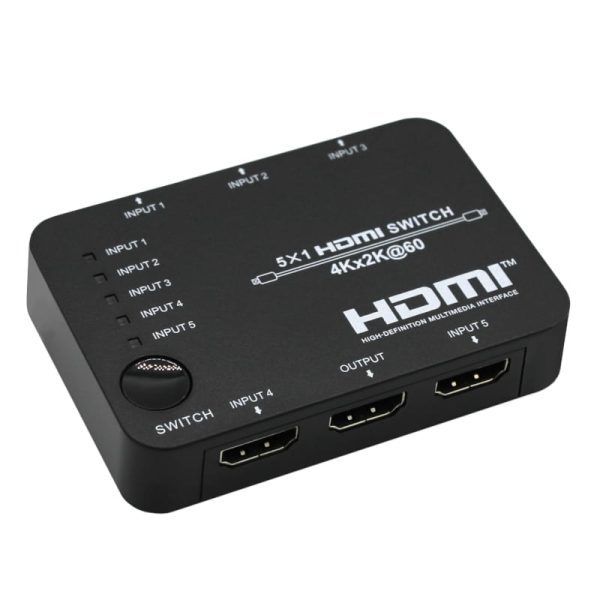 *Unboxed*HDCVT SWITCH HDMI 2.0 5-1