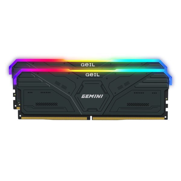 Geil Gemini RGB 64GB KIT(2X32GB) 6400MHz DDR5 Desktop Gaming Memory - White - Image 2