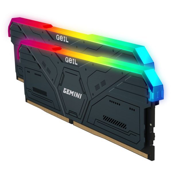 Geil Gemini RGB 64GB KIT(2X32GB) 6400MHz DDR5 Desktop Gaming Memory - White - Image 3