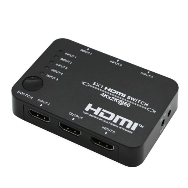 *Unboxed*HDCVT SWITCH HDMI 2.0 5-1 - Image 2