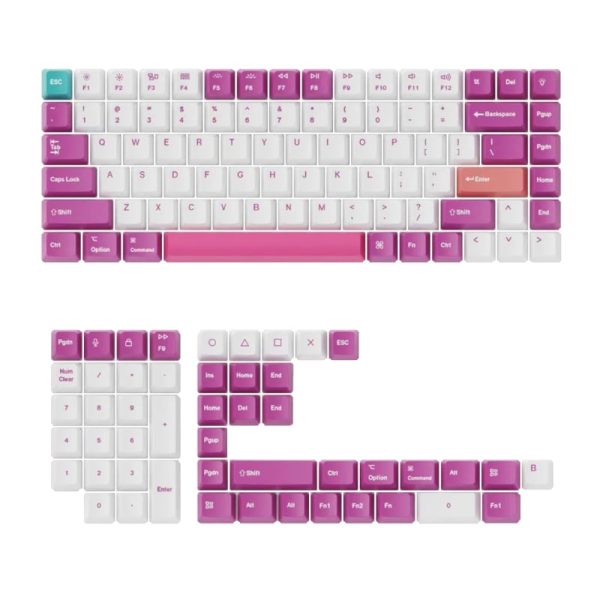 *Unboxed*Keychron OEM Dye-Sub PBT Full Set Keycap Set - Unicorn