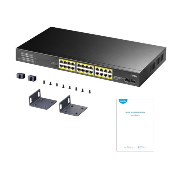 Cudy 24-Port Gigabit PoE+ Unmanaged Switch - Image 3