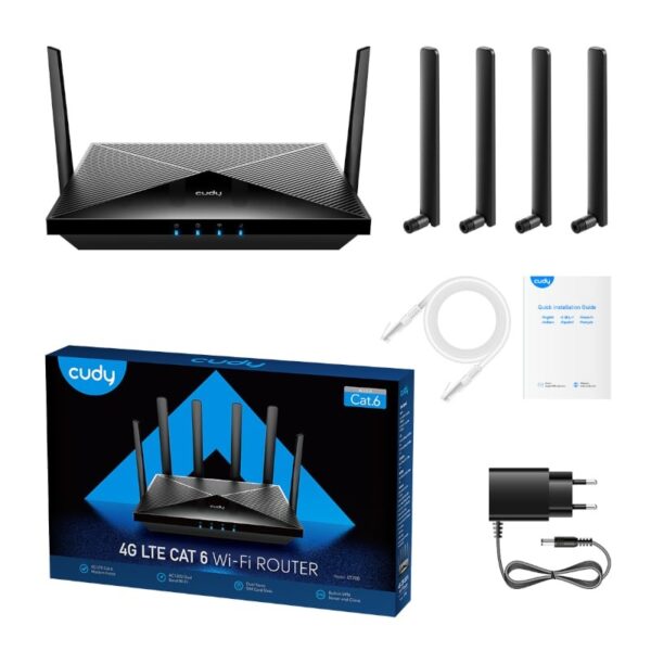 Cudy AC1200 WiFi 4G LTE Cat6 Gigabit Router - Image 3