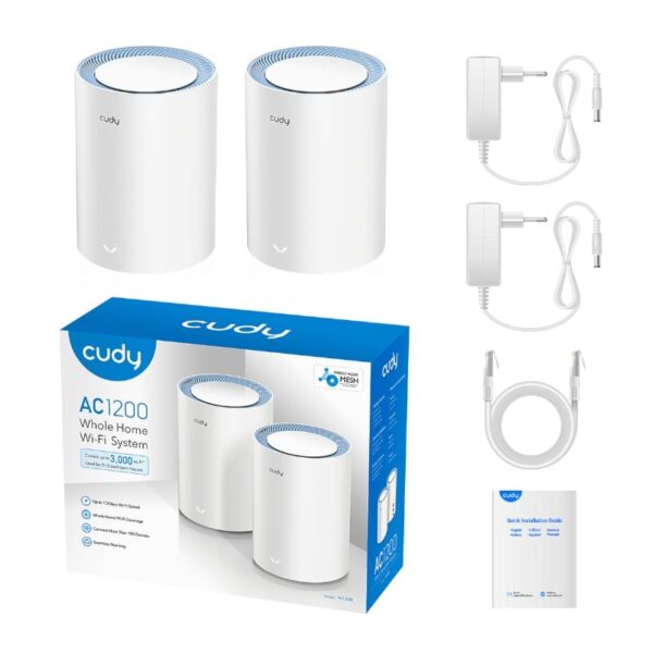 Cudy AC1200 Wi-Fi Mesh Kit 2 Pack - Image 2