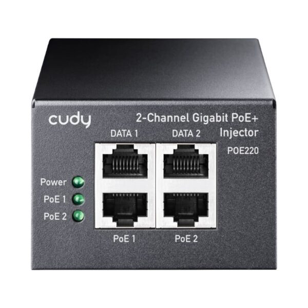 Cudy 2-Channel 30W Gigabit PoE+ Injector - Image 4