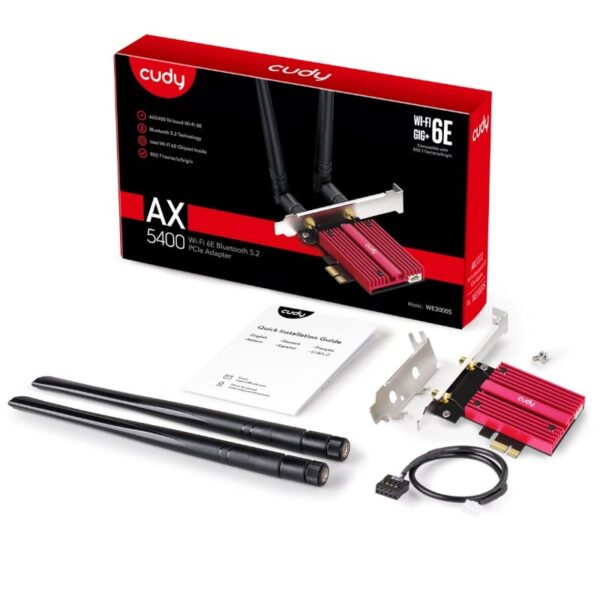 Cudy AX5400 WiFi 6E PCI Express Adapter - Image 2