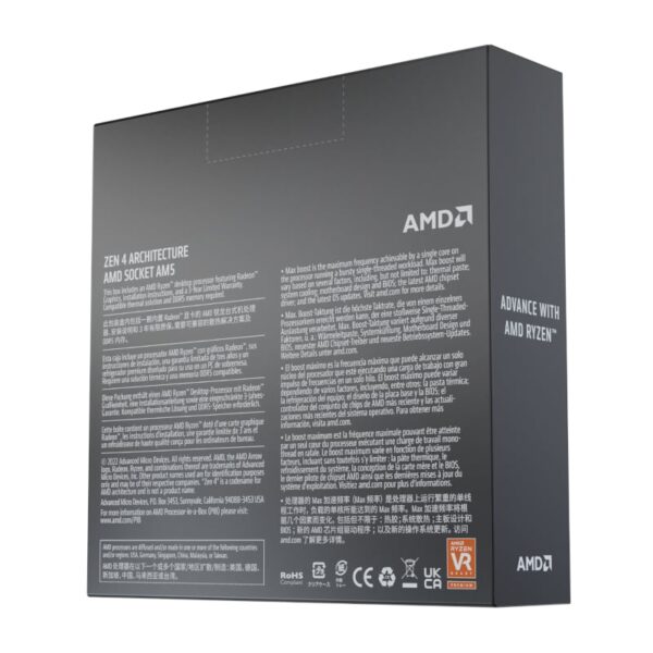 AMD RYZEN 5 7600X 6-Core 4.7GHz AM5 CPU - Image 3