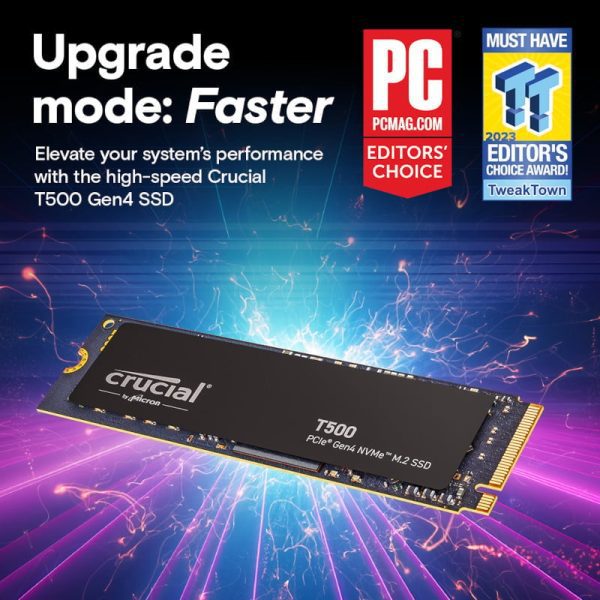 Crucial T500 4TB M.2 NVMe Gen4 NAND SSD - Image 8