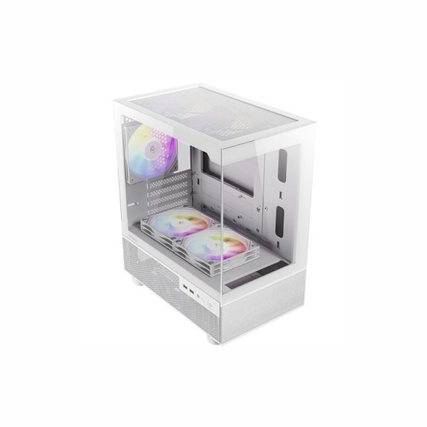 Antec CX200M Elite Micro-ATX | ITX RGB Mini-Tower Gaming Chassis - White - Image 8