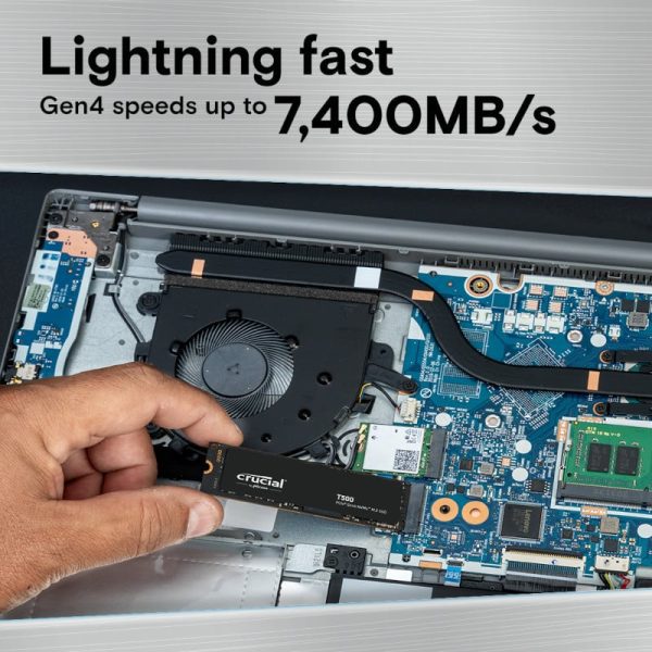 Crucial T500 500GB M.2 NVMe Gen4 NAND SSD - Image 3