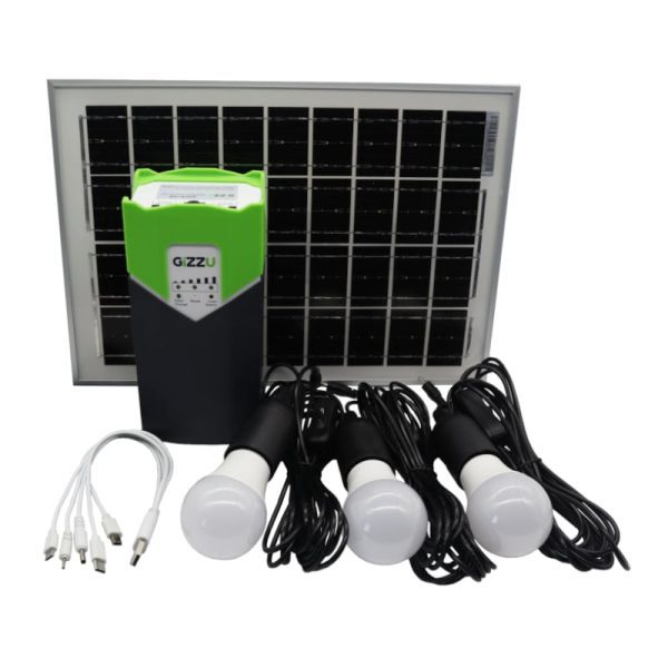 *Unboxed*GIZZU 10W Solar Panel Lighting Kit - Image 4