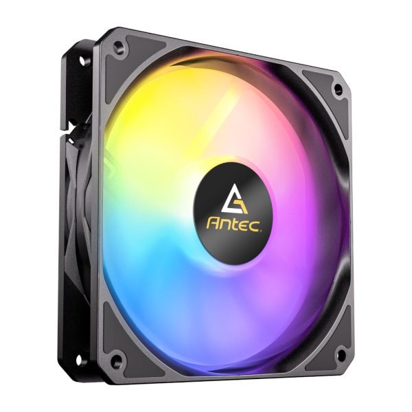 Antec P12 PWM 120mm ARGB Reverse Case Fan - Black - Image 3