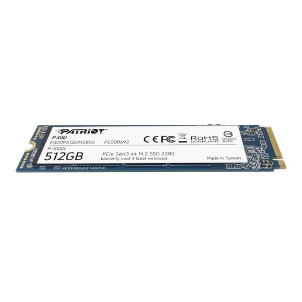 Patriot P300 512GB M.2 PCIe NVMe SSD - Image 2
