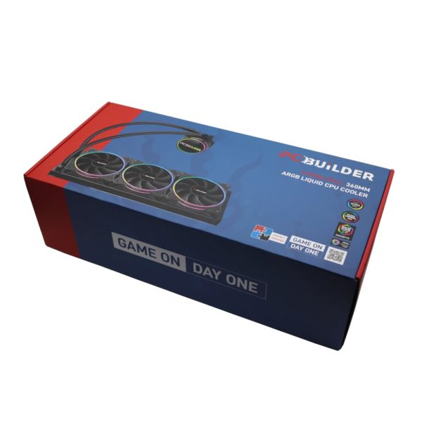 PCBuilder Hydro Chill 360MM AIO Liquid CPU Cooler ARGB - Image 5