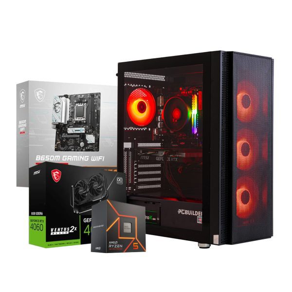 PCBuilder AMD Ryzen 5 5600X BARRICADE Windows 11 Gaming PC - Image 2