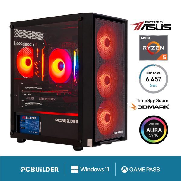 PCBuilder Ryzen 5 5600X SENTINEL Windows 11 Gaming PC