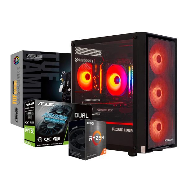 PCBuilder Ryzen 5 5600X SENTINEL Windows 11 Gaming PC - Image 2