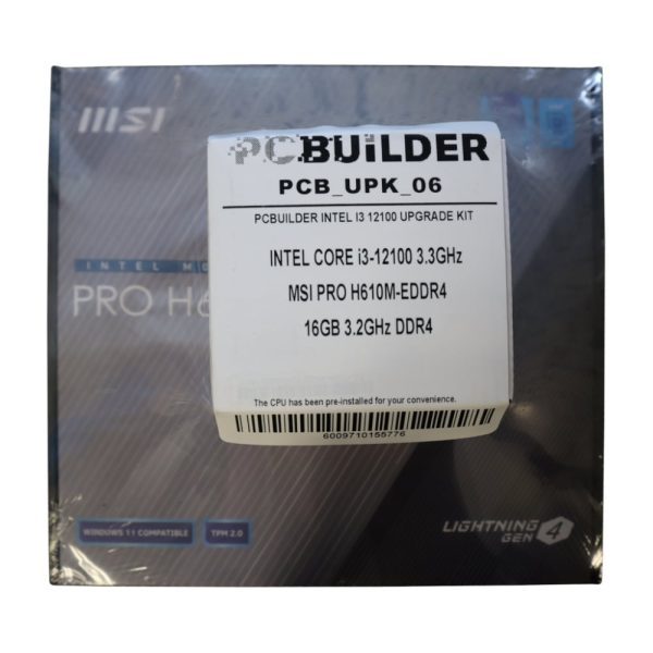 PCBuilder Intel Core i3-12100 LEVEL UP Core Upgrade Kit - Image 7