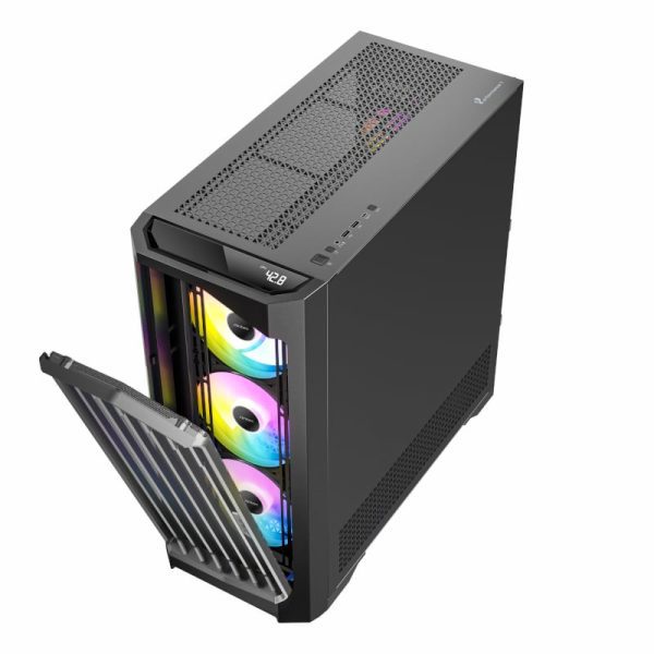 Antec Performance FT1 E-ATX |ATX |M-ATX | ITX ARGB Full-Tower Gaming Chassis - Black - Image 17