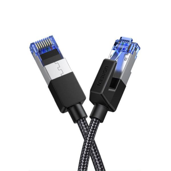 UGREEN Cat8 Nylon Braided Ethernet Cable - 40Gbps with Modular Plugs - 2m - Image 3