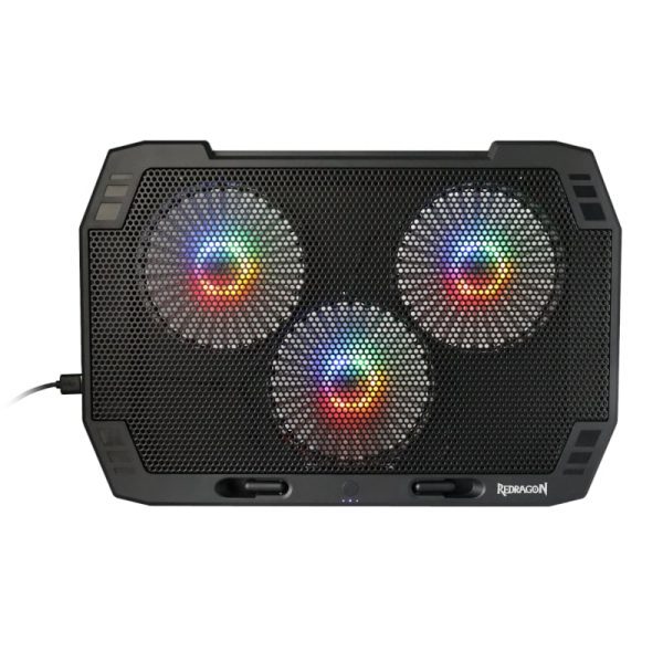 *Unboxed*REDRAGON Dual USB 3 Fan RGB Gaming Notebook Stand - Image 4
