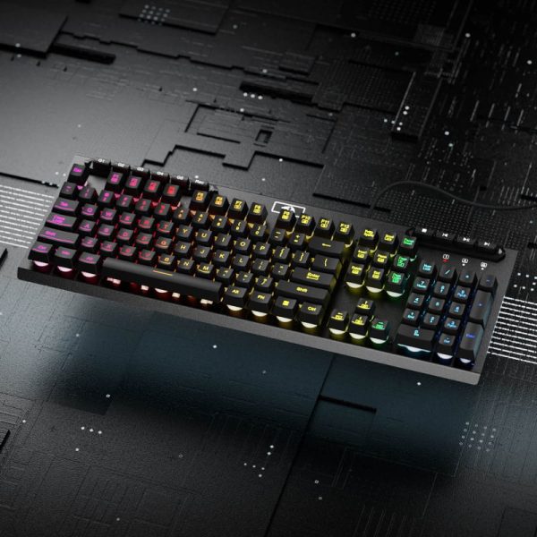 REDRAGON ADITYA Membrane Keyboard - Black - Image 4