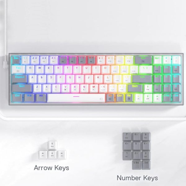 *Unboxed*REDRAGON MECHANICAL Pollux Wired Gaming Keyboard - Image 3