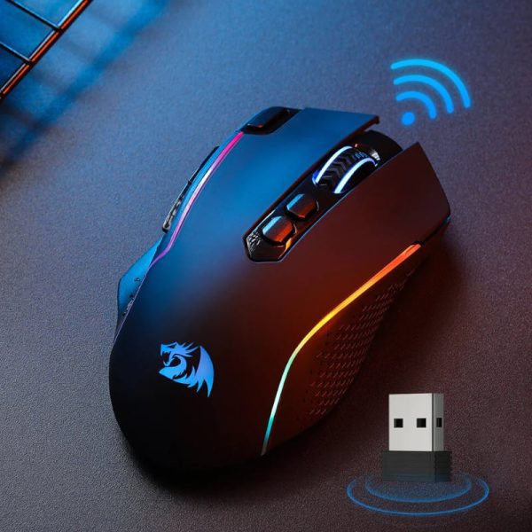 *Unboxed*REDRAGON Taipan Pro 10000DPI RGB Wireless Gaming Mouse - Black - Image 7