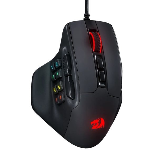 *Unboxed*REDRAGON Aatrox 6200DP RGB MMO Gaming Mouse - Black