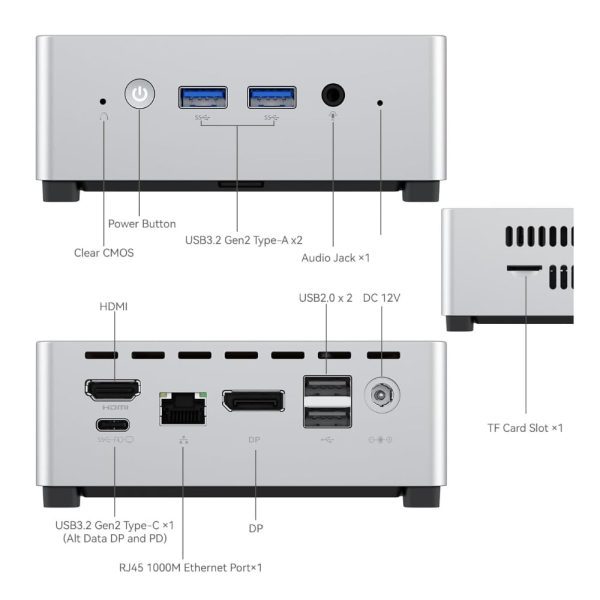 *Unboxed*MINISFORUM UN100S Intel N100 Processor Barebone - Image 3