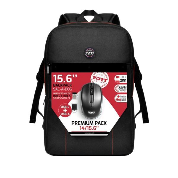 *Unboxed*Port Designs PREMIUM BP PACK 14/15.6" Combo