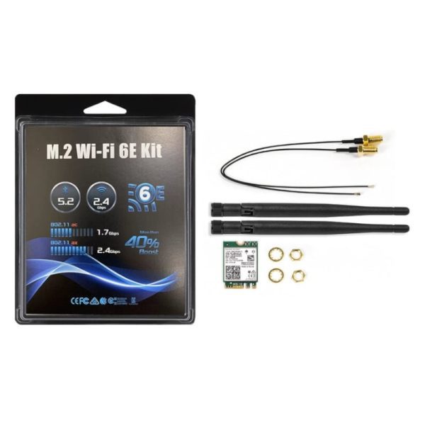*Unboxed*ASRock DESKMINI Wi-Fi 6E M.2 Module Kit (AX210) - Image 2