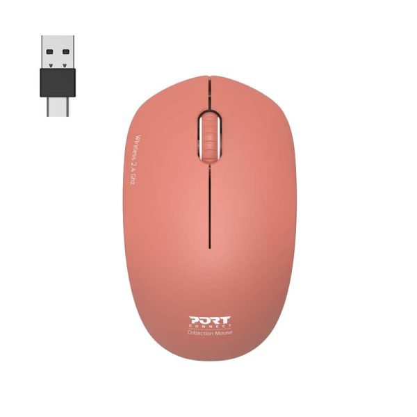 *Unboxed*Port Connect MOUSE COLLECTION II WIRELESS Terracota