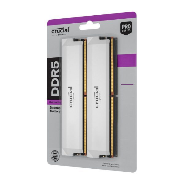 Crucial Pro DDR5-6000 64GB Overclocking Memory Kit - White - Image 5