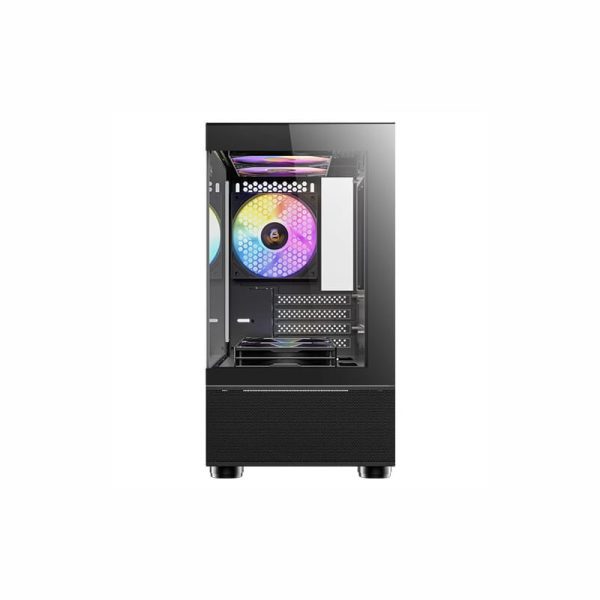 Antec CX200M Elite Micro-ATX | ITX RGB Mini-Tower Gaming Chassis - Black - Image 3