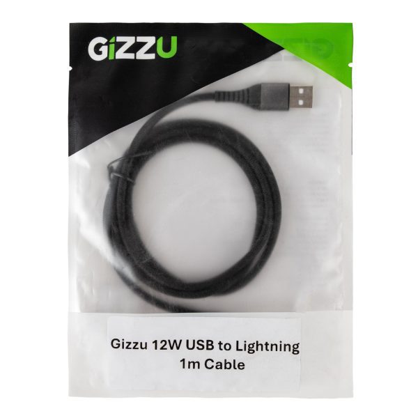 GIZZU 12W USB to Lightning 2m Cable - Image 4