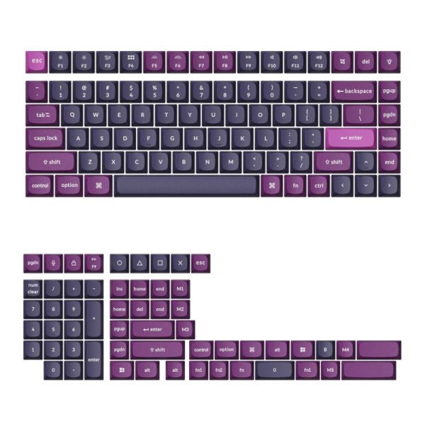 *Unboxed*Keychron Double Shot OSA PBT Keycap Full Keycap Set - Purple