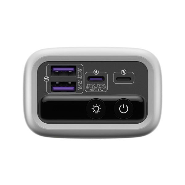 *Unboxed*Romoss PMT30 30000mAh 30W Fast Charge Power Bank – Silver - Image 4