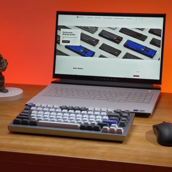 *Unboxed*Keychron Q1 Pro 75% Red K Pro Switches RGB Wireless Keyboard - Grey - Image 3