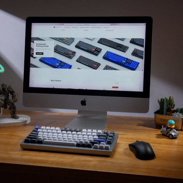 *Unboxed*Keychron Q1 Pro 75% Red K Pro Switches RGB Wireless Keyboard - Grey - Image 4