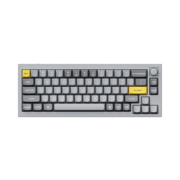 *Unboxed*Keychron Q2 65% Red G Pro Switches Aluminium RGB Wired Keyboard - Grey - Image 2