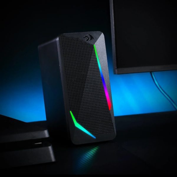 *Unboxed*REDRAGON 2.0 Satellite Speakers WALTZ - Black - Image 6