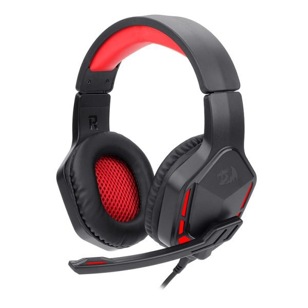 *Unboxed*REDRAGON Over-Ear THEMIS Aux Gaming Headset - Black