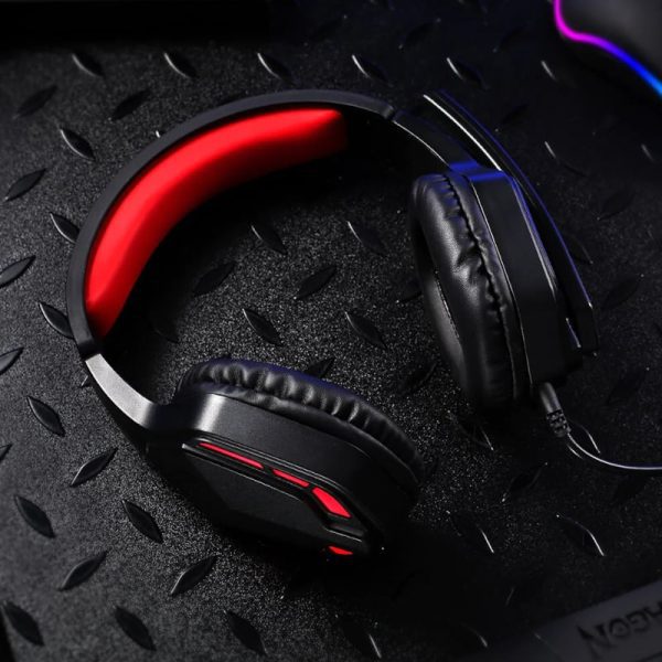 *Unboxed*REDRAGON Over-Ear THEMIS Aux Gaming Headset - Black - Image 7