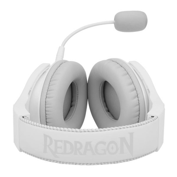*Unboxed*REDRAGON Over-Ear PANDORA USB (Power Only)|Aux (Mic and Headset) RGB Gaming Headset - White - Image 4