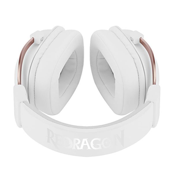 REDRAGON Over-Ear ZEUS 2 USB Gaming Headset - White - Image 4