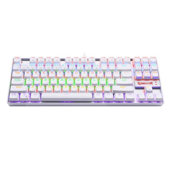 *Unboxed*REDRAGON KUMARA Mechanical 87 Key|RGB Backlit Gaming Keyboard - White - Image 3