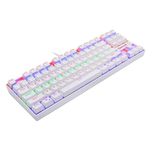*Unboxed*REDRAGON KUMARA Mechanical 87 Key|RGB Backlit Gaming Keyboard - White - Image 4