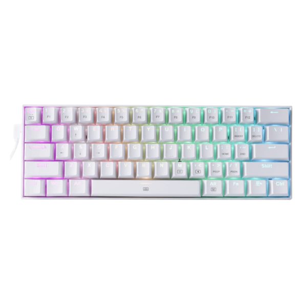 *Unboxed*REDRAGON DRAGONBORN Wired Mechanical Keyboard RGB
67Key Design - White