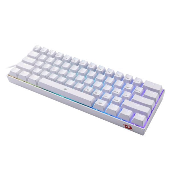*Unboxed*REDRAGON DRAGONBORN Wired Mechanical Keyboard RGB
67Key Design - White - Image 4